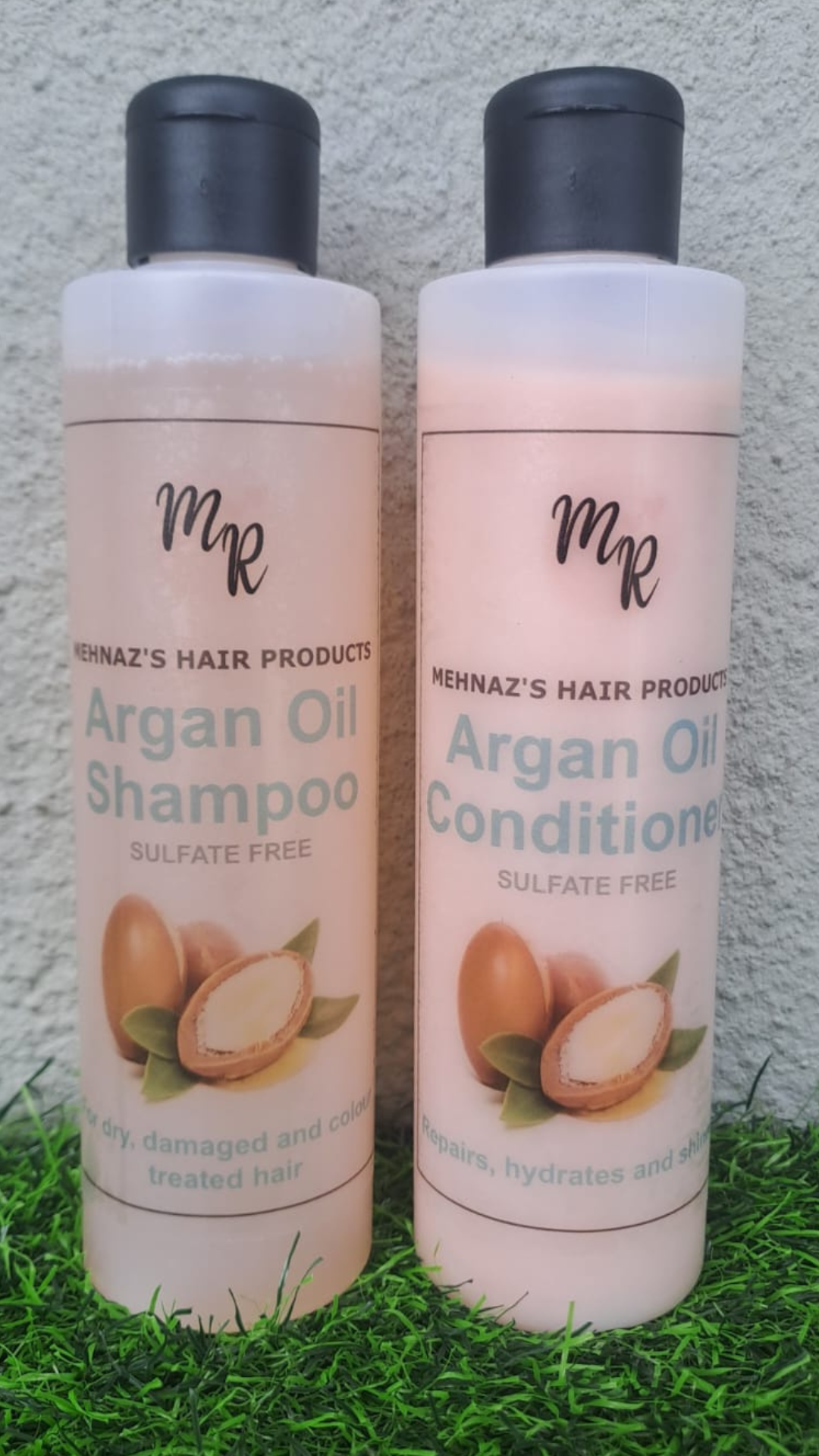 Argan oil shampoo and conditioner
