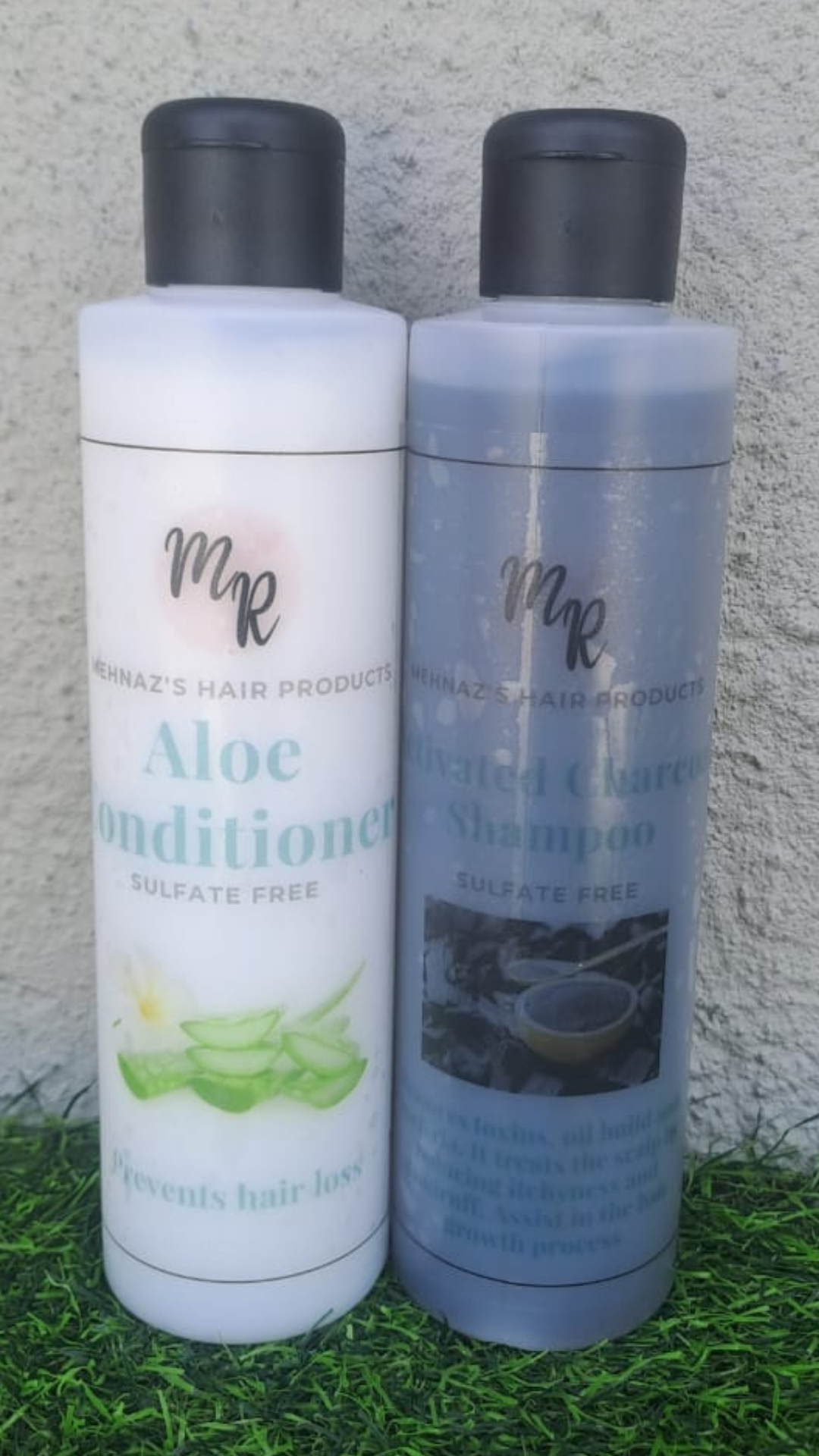 200ml Activated Charcoal Shampoo & Conditioner set (SF)